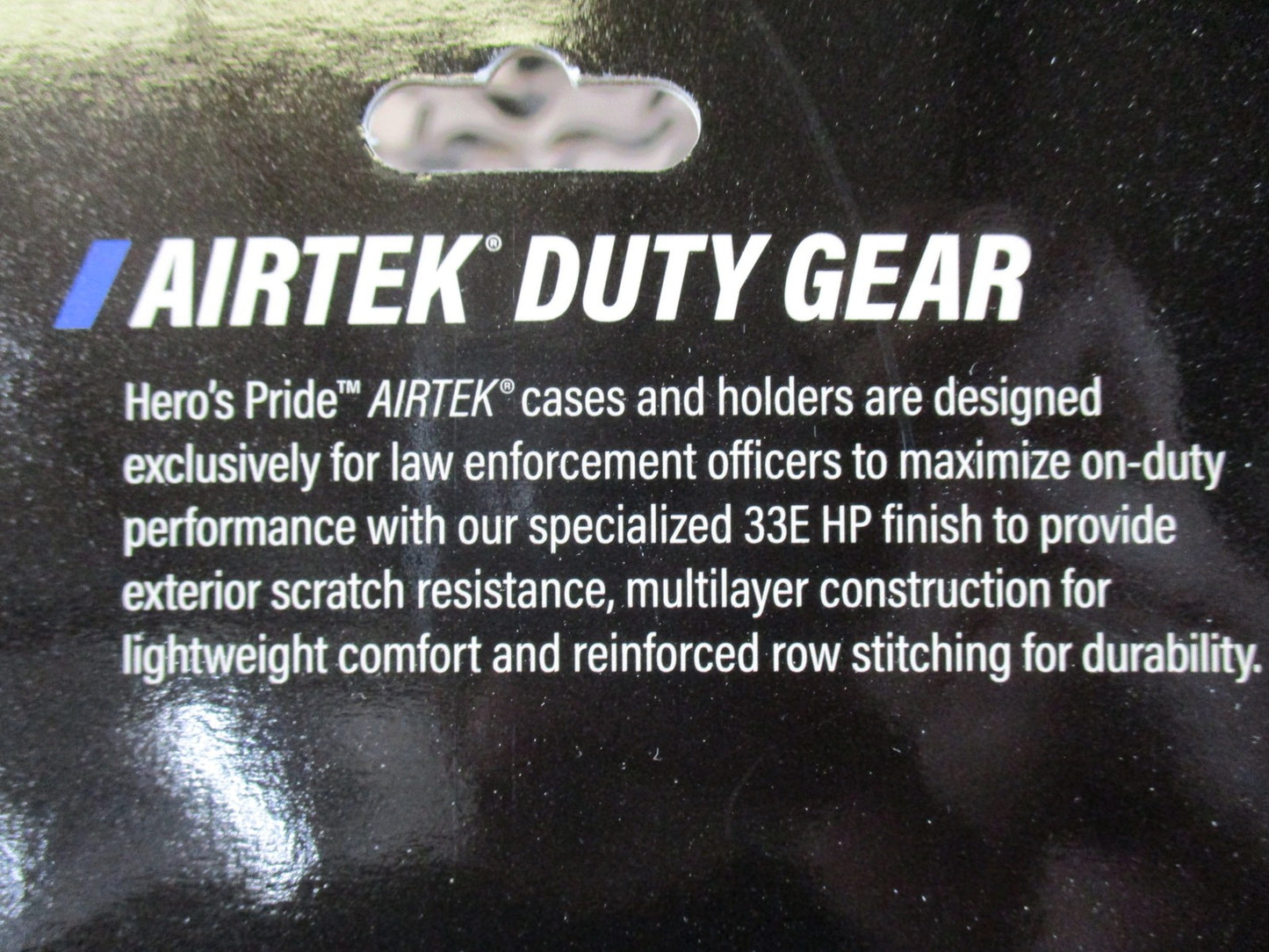 Hero's Pride Airtek Baton Holder Basketweave New Duty Gear 1478W Size Small