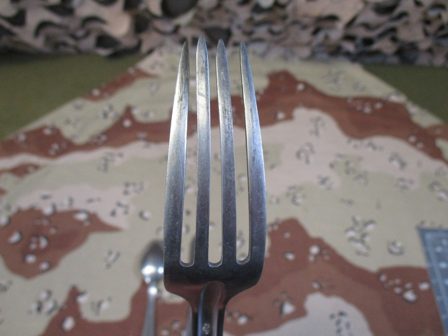 U.S. Military‑Style Eating Utensil Set – Spoon, Fork & Knife – Old Stock