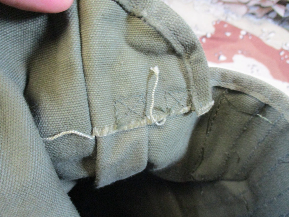Vintage US Military M-1950 Map Case OD Green Canvas Field Bag USGI Surplus