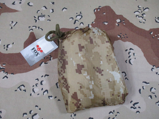 Fox Outdoor Rip Stop Poncho Digital Desert Camo Water Repellent Shelter Bivy