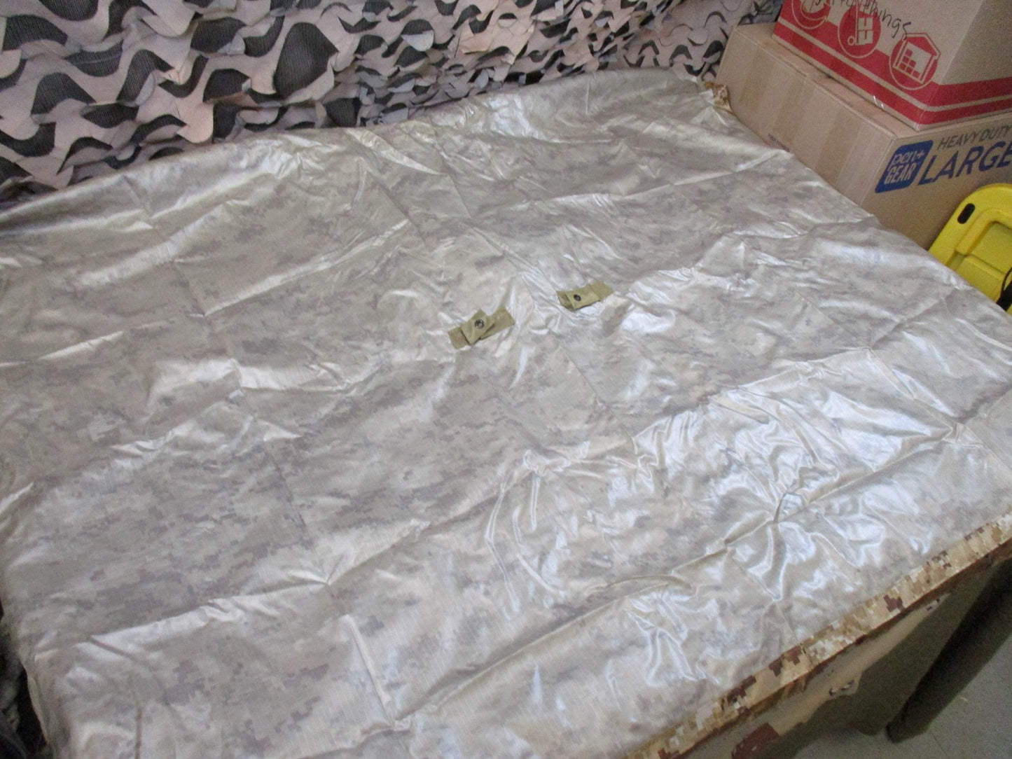 Fox Outdoor Rip Stop Poncho Digital Desert Camo Water Repellent Shelter Bivy