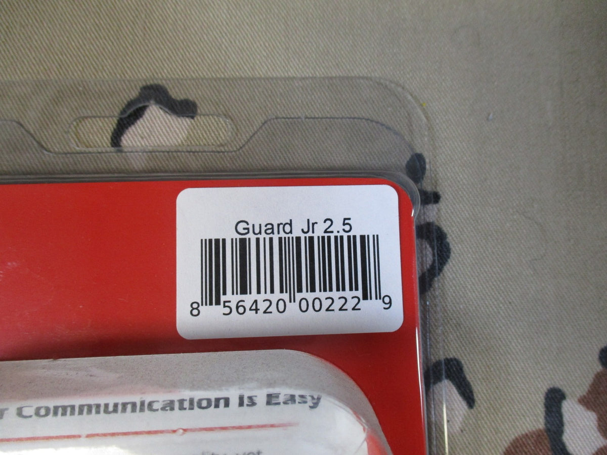 Code Red Headsets Guard Jr 2.5 – Acoustic Tube Earpiece – New in Packaging