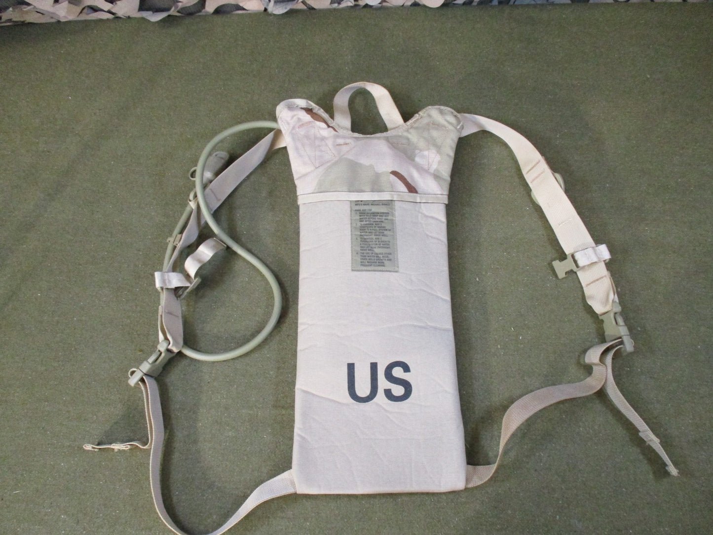 Genuine US Military MOLLE II Hydration Carrier System Tan Michael-Bianco