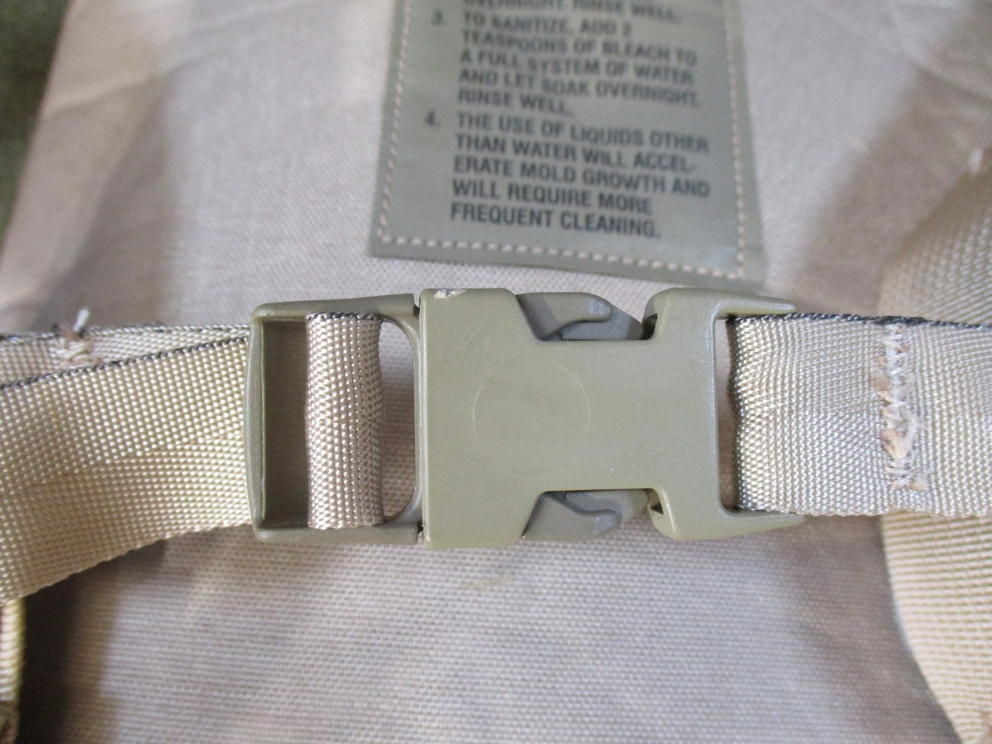 Genuine US Military MOLLE II Hydration Carrier System Tan Michael-Bianco