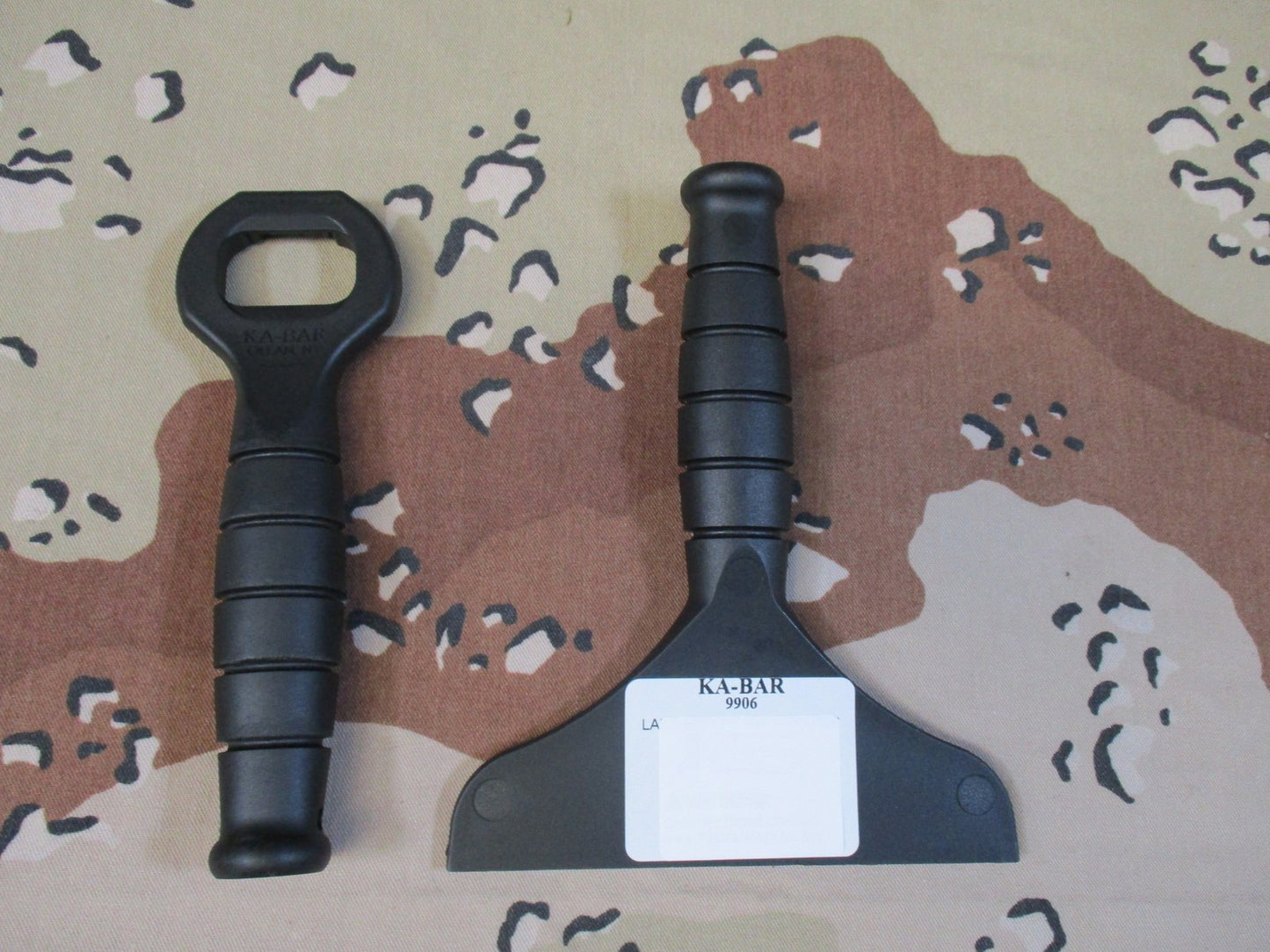 KA-BAR Lake Effect Ice Scraper & Bottle Opener Set - Made in USA - Excellent