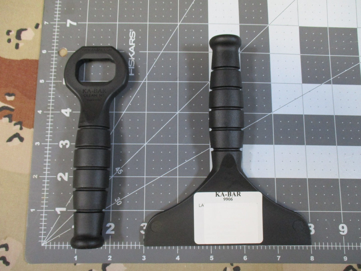 KA-BAR Lake Effect Ice Scraper & Bottle Opener Set - Made in USA - Excellent