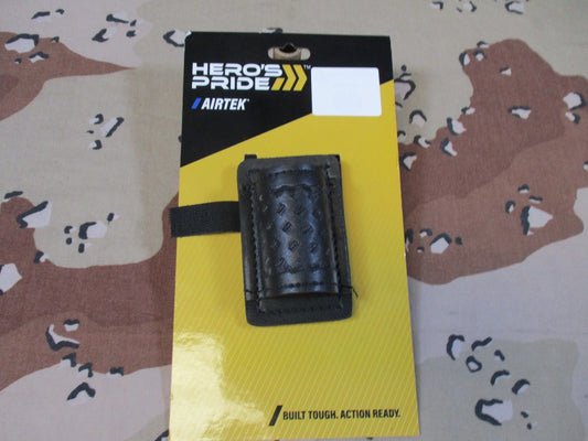Hero's Pride Airtek 1473W Flashlight Holder Basket Weave Fits 2-1/4" Duty Belt