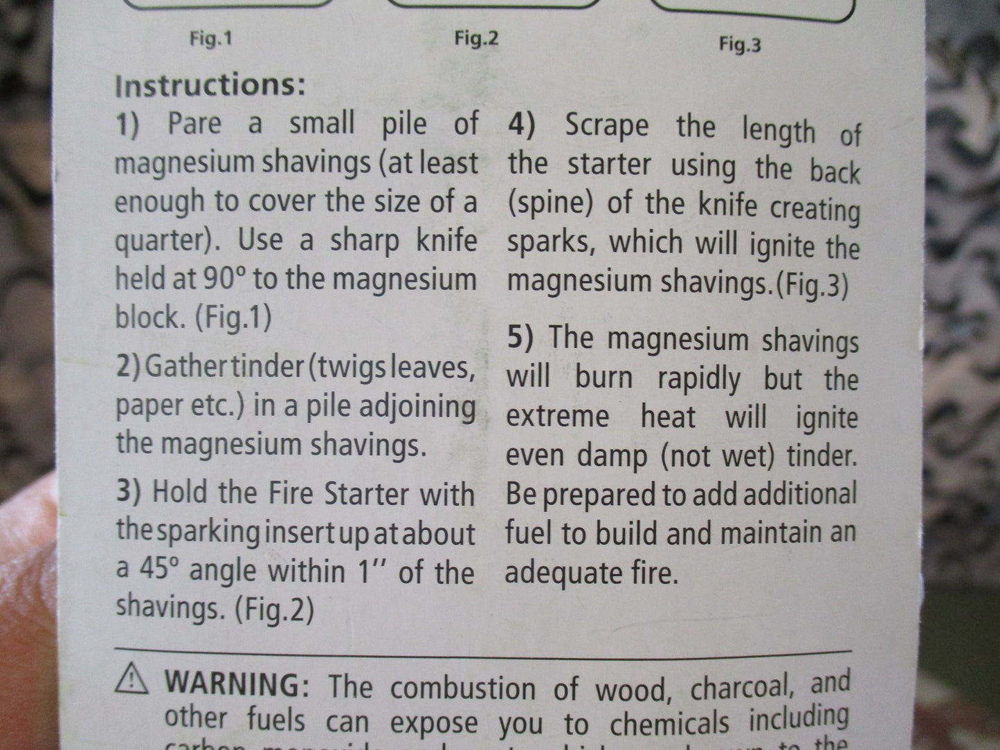 Coghlan's Magnesium Fire Starter No. 7870 Survival Camping Gear New