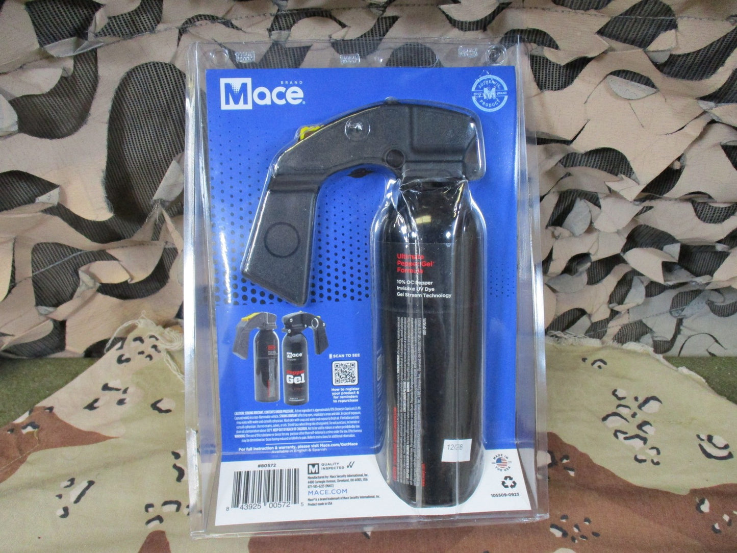 Mace Magnum 9 Pepper Gel Stream Pistol Grip Self Defense Spray 25ft Range New