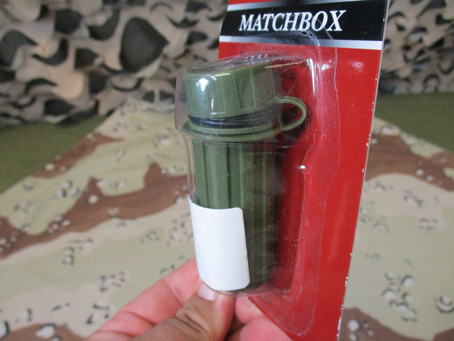 Rothco Waterproof Match Case Survival Gear Olive Drab Item 670 New