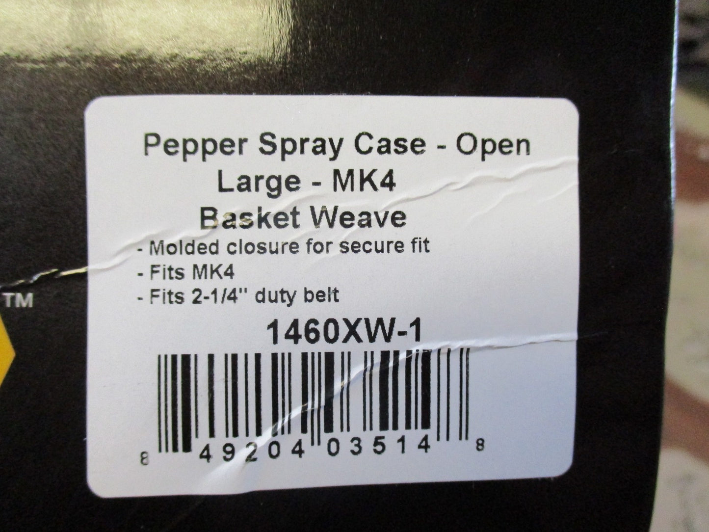 Hero's Pride Airtek MK4 Pepper Spray Case Basket Weave Duty Gear 1460XW-1 New