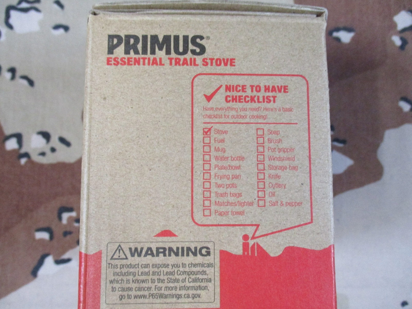 Primus Essential Trail Stove Compact Camping Backpacking Stove New Other