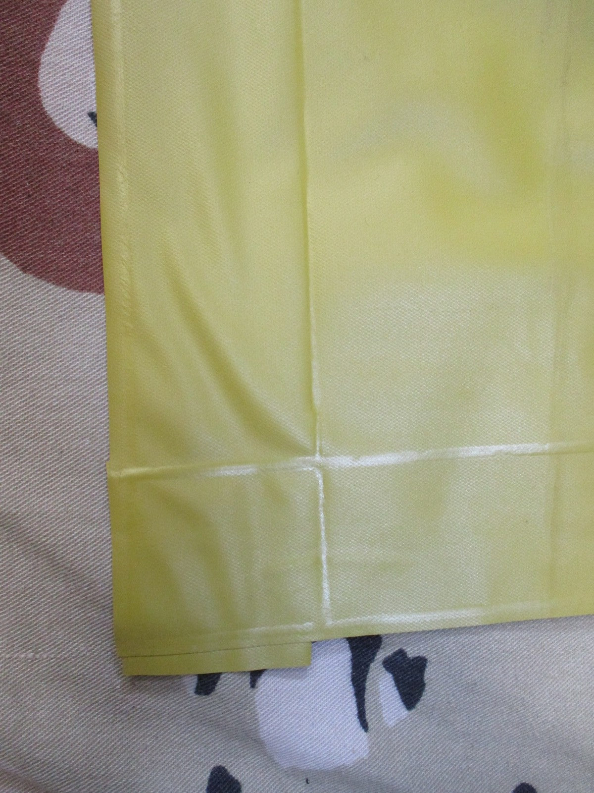 Rothco Reversible P.V.C. Poncho Black/Yellow Waterproof Hooded Rain Gear 52x80