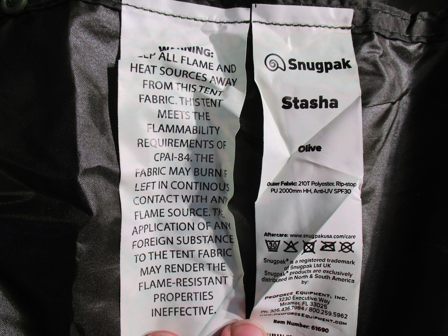 Snugpak Stasha Pocket Sized Shelter & Emergency Bivi - Olive Green