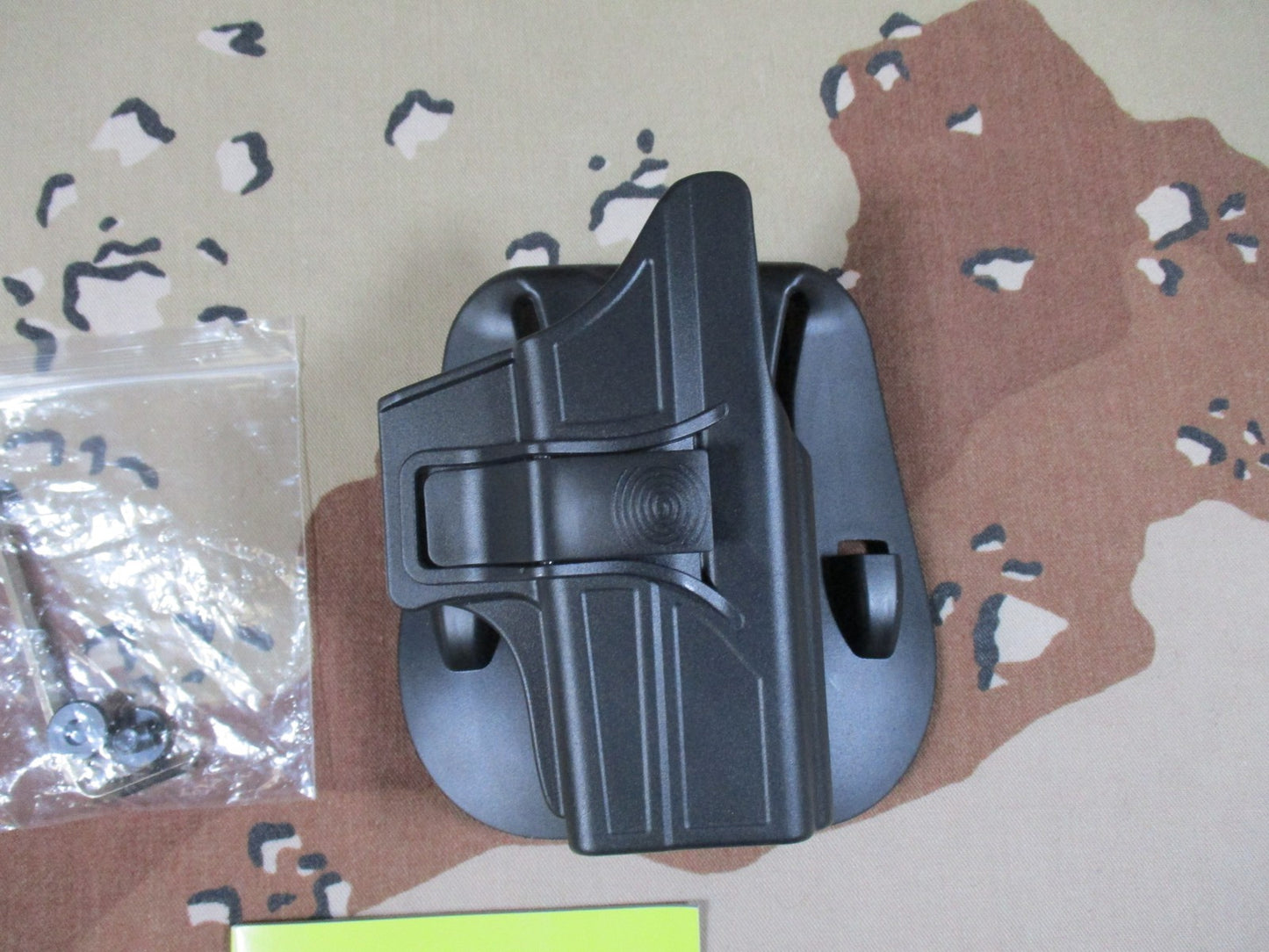 TEGE Polymer Tactical Holster with Mounting Hardware & Instructions glock 43