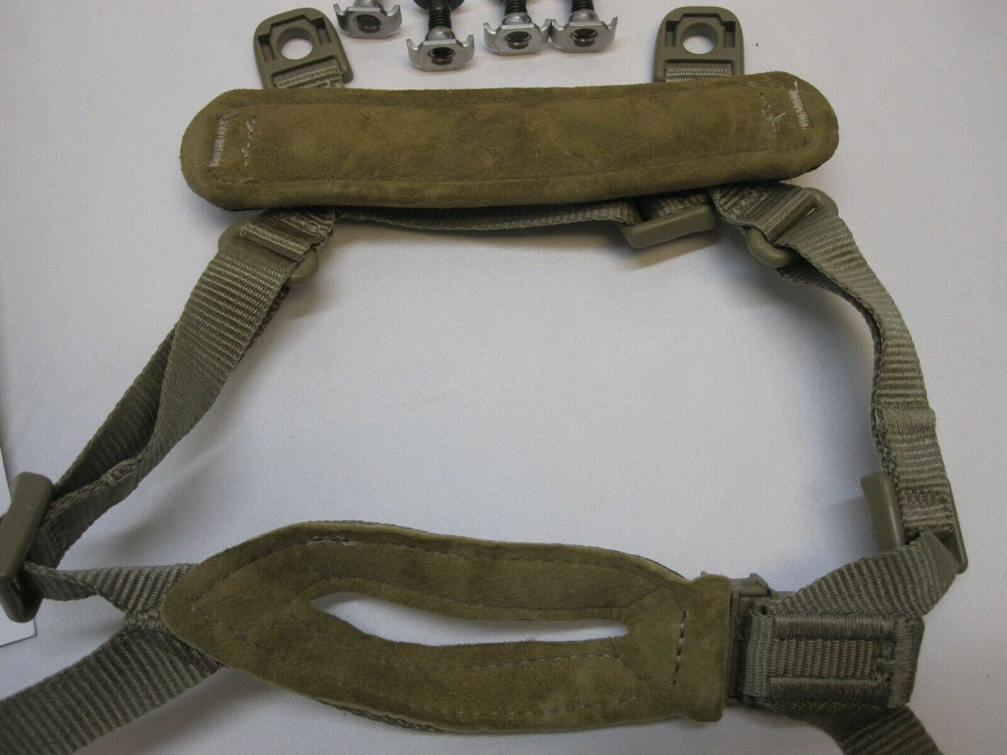 ENHANCED COMBAT HELMET H-NAPE CHINSTRAP ECH COYOTE BROWN RETENTION SYSTEM STRAP