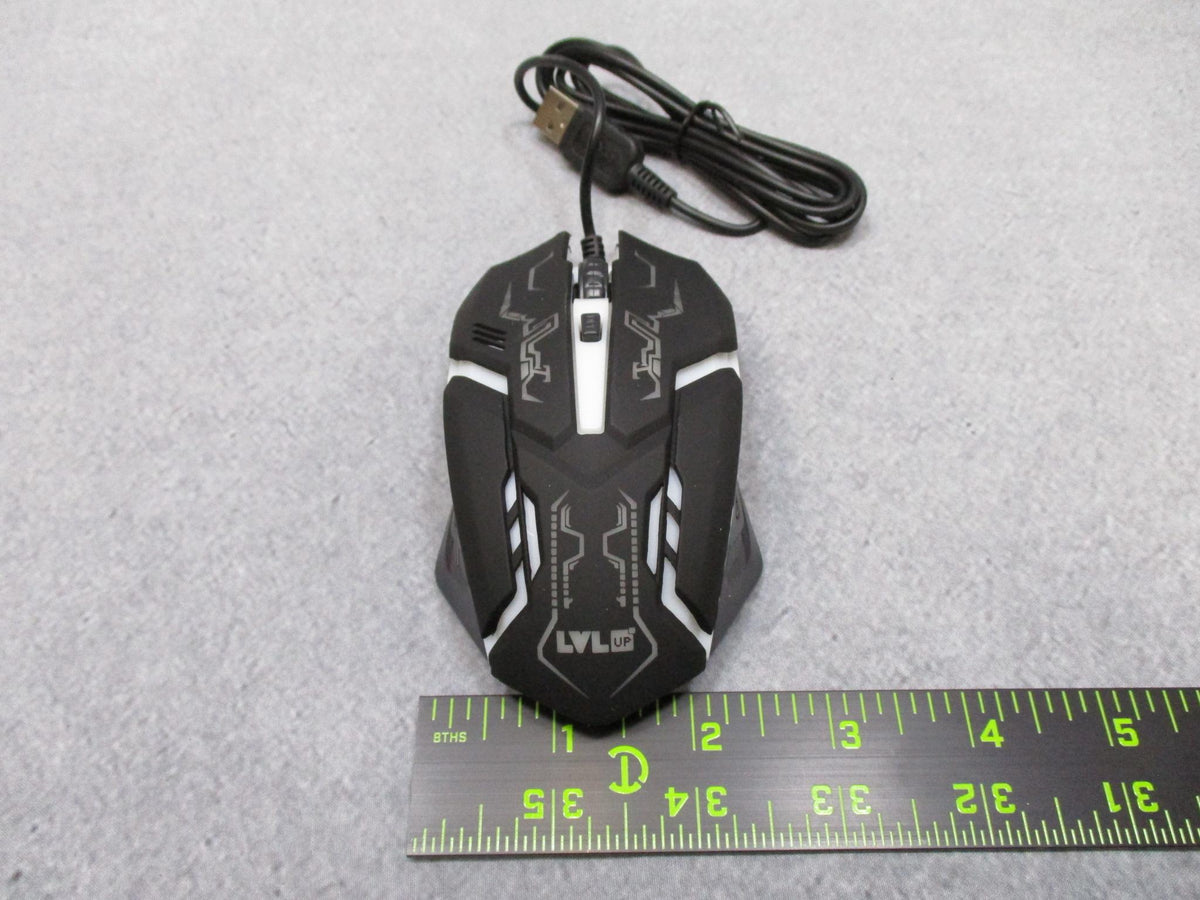 LVLUP LU736 Pro Gaming Mouse RGB Backlight Adjustable DPI Ergonomic USB