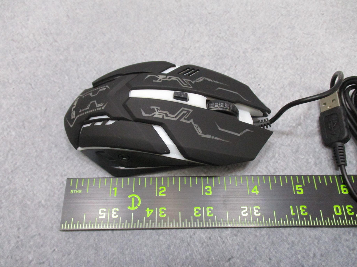 LVLUP LU736 Pro Gaming Mouse RGB Backlight Adjustable DPI Ergonomic USB