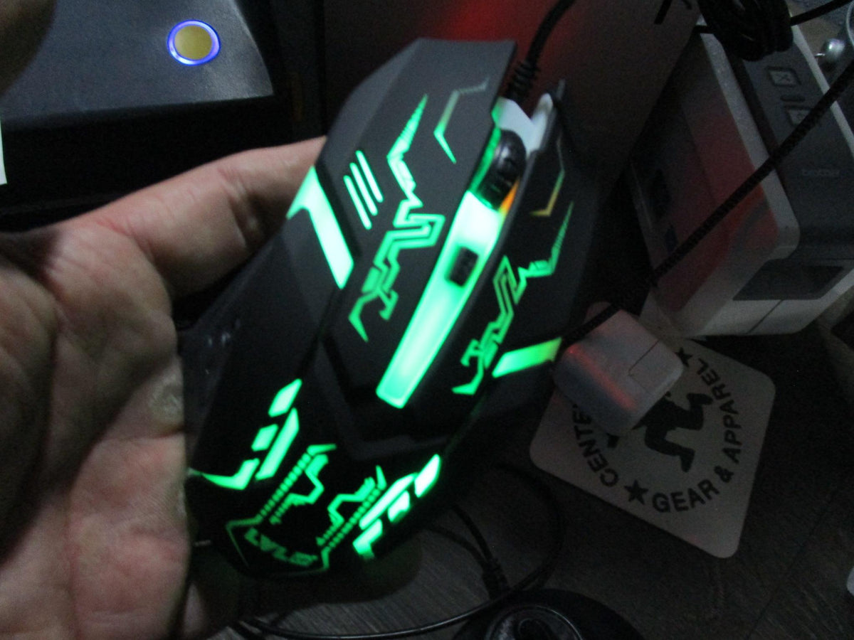 LVLUP LU736 Pro Gaming Mouse RGB Backlight Adjustable DPI Ergonomic USB