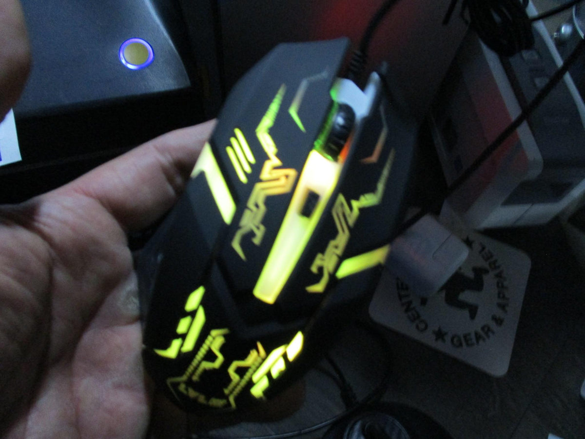LVLUP LU736 Pro Gaming Mouse RGB Backlight Adjustable DPI Ergonomic USB