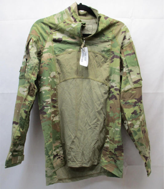 NEW USGI ARMY COMBAT SHIRT LARGE SCORPION OCP W2 1/4 ZIPPER FLAME RESISTANT ACS