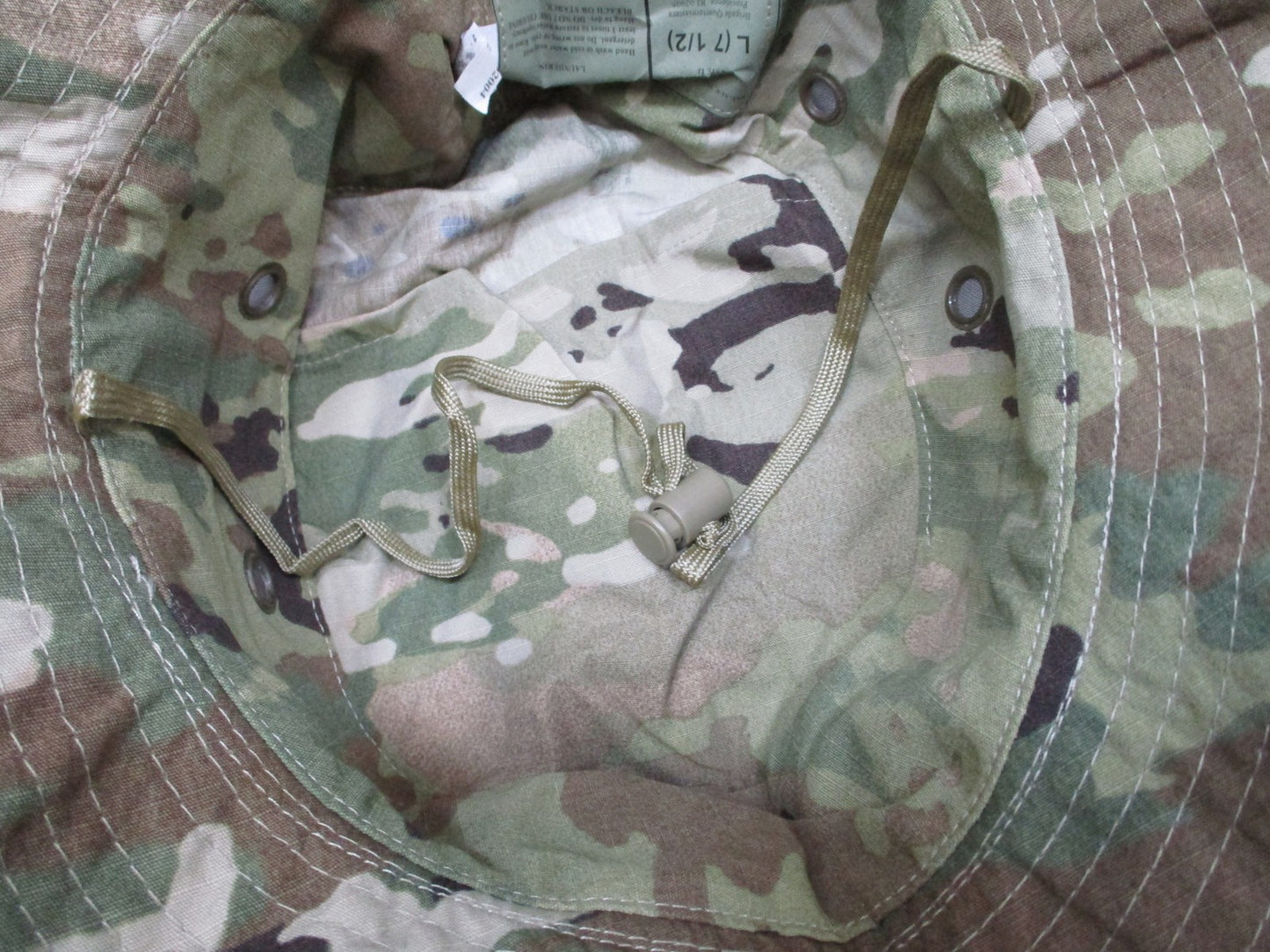 BrigadeQM OCP Scorpion W2 Boonie Hat Large 7 1/2 Military Camo Floppy Bucket Cap