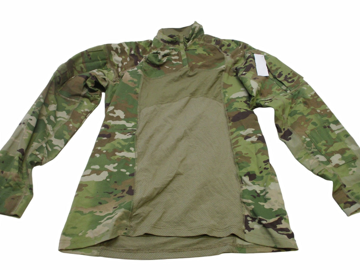 New Army OCP Scorpion W2 Combat Shirt XL Flame Resistant 1/4 Zip Hot Weather