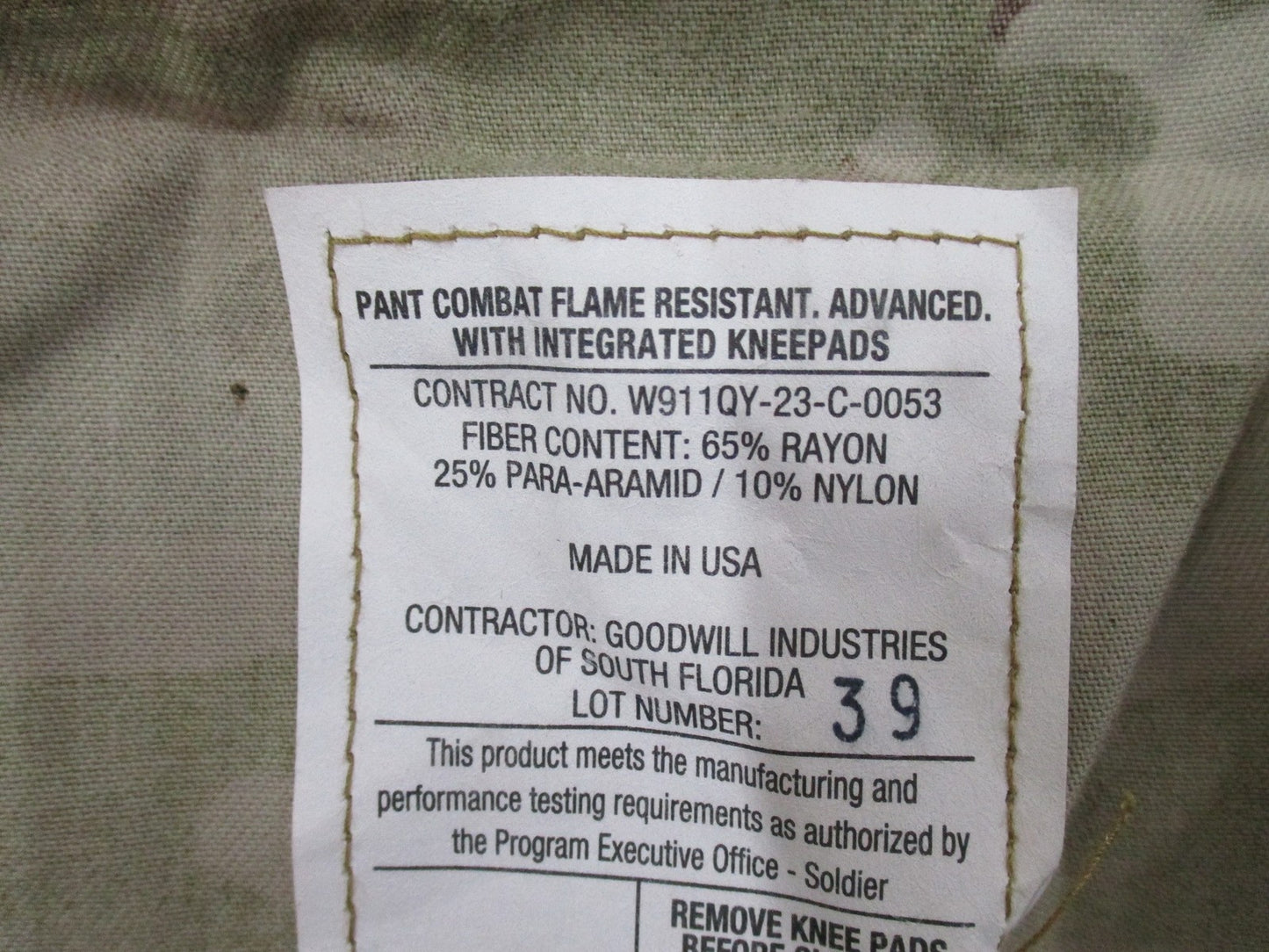 NEW ARMY ADVANCED COMBAT PANTS W/ AIKP KNEE PAD SLOTS MEDIUM/REG SCORPION OCP