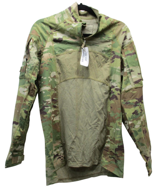 NEW USGI ARMY COMBAT SHIRT LARGE SCORPION OCP W2 1/4 ZIPPER FLAME RESISTANT ACS