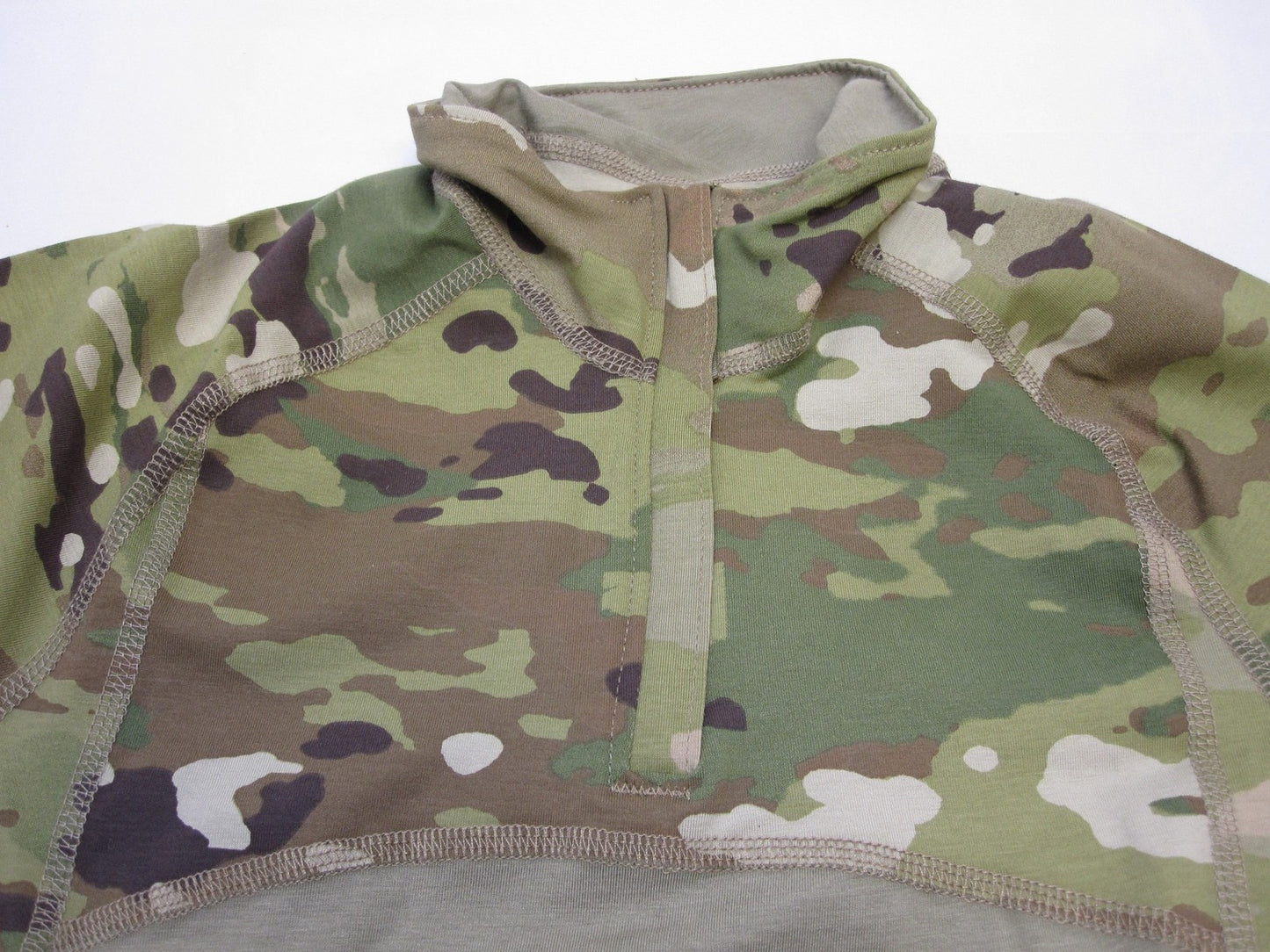 NEW USGI ARMY COMBAT SHIRT LARGE SCORPION OCP W2 1/4 ZIPPER FLAME RESISTANT ACS