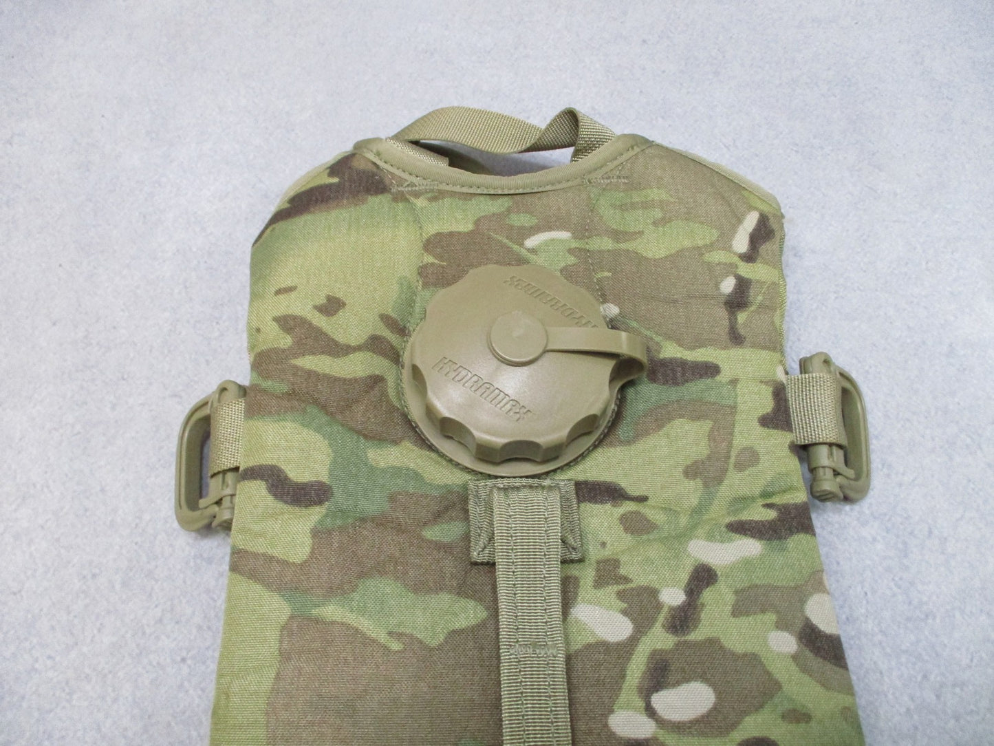 USGI MOLLE II Hydration System Carrier OCP Scorpion w/ New Bite Valve Gas Mask