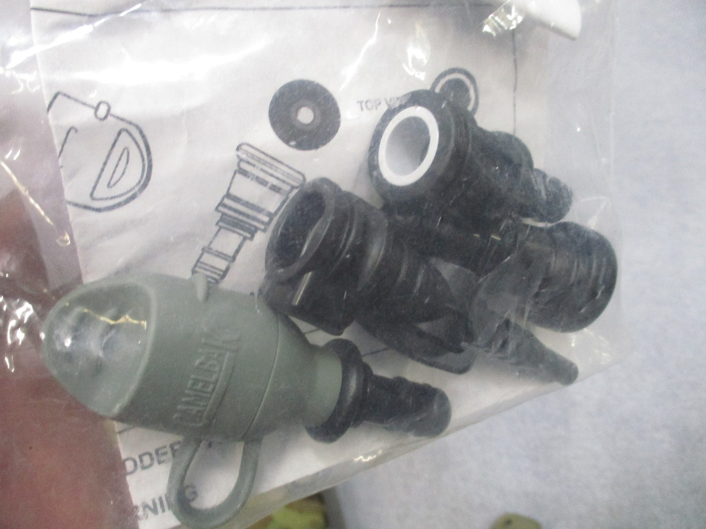 USGI MOLLE II Hydration System Carrier OCP Scorpion w/ New Bite Valve Gas Mask