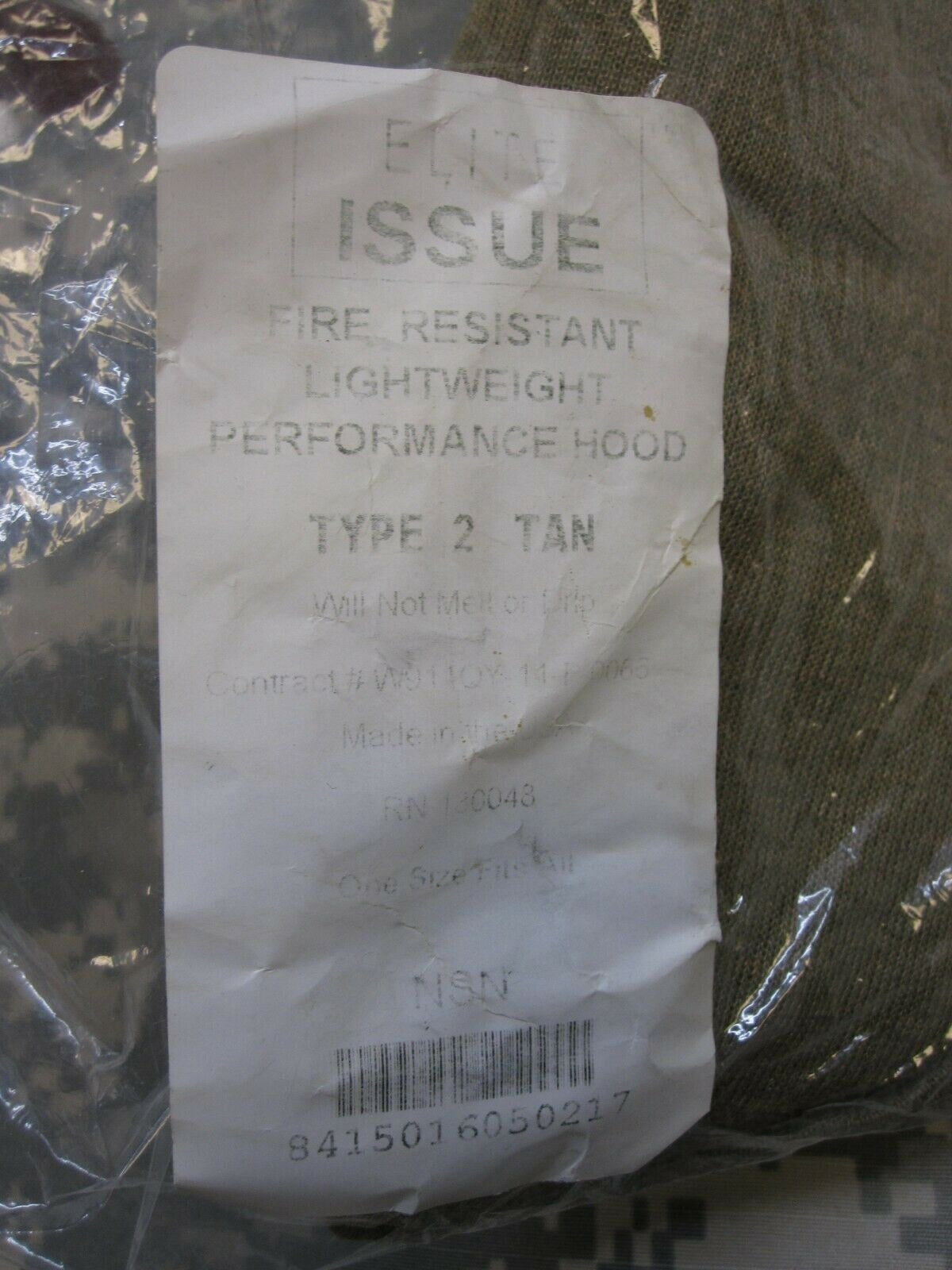 ARMY OCP ELITE ISSUE US MILITARY BALACLAVA FLASH-HOOD FIRE RESISTANT SKI MASK