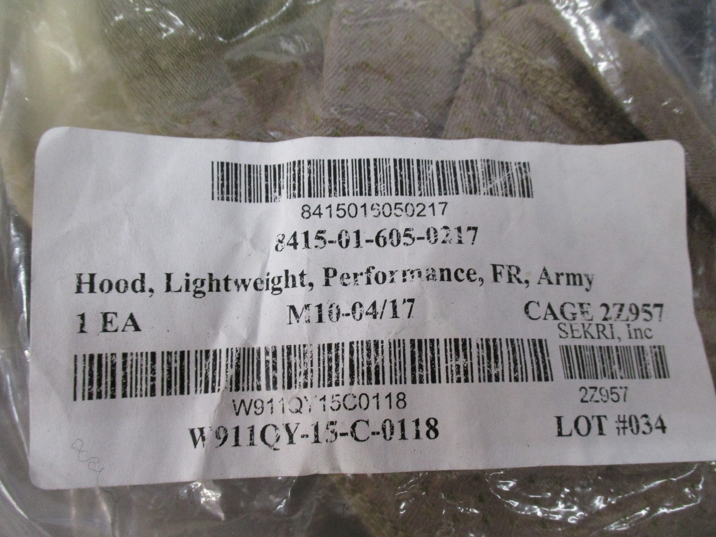 ARMY OCP ELITE ISSUE US MILITARY BALACLAVA FLASH-HOOD FIRE RESISTANT SKI MASK