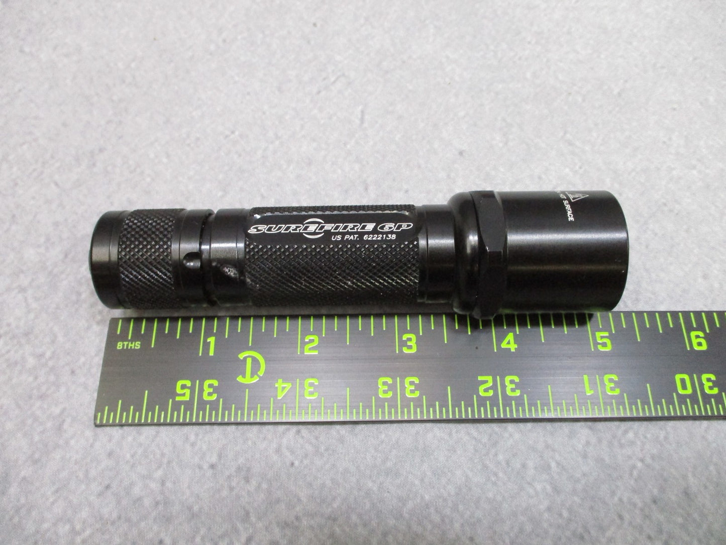 SUREFIRE ORIGINAL CLASSIC 6P INCANDESCENT 65 LUMEN HANDHELD FLASHLIGHT XENON