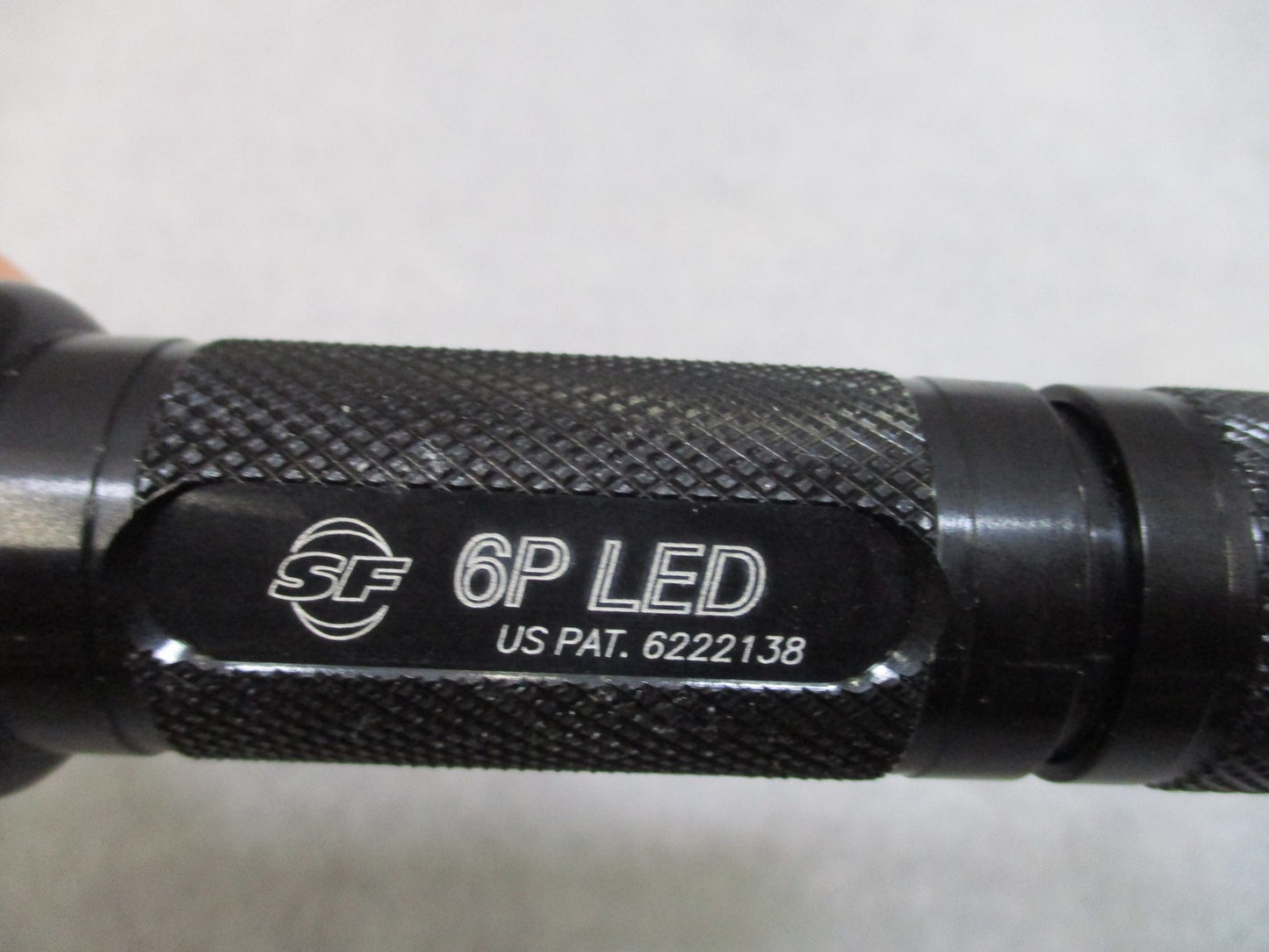 SureFire 6P LED Flashlight Black Aluminum Tactical Tailcap Switch Used