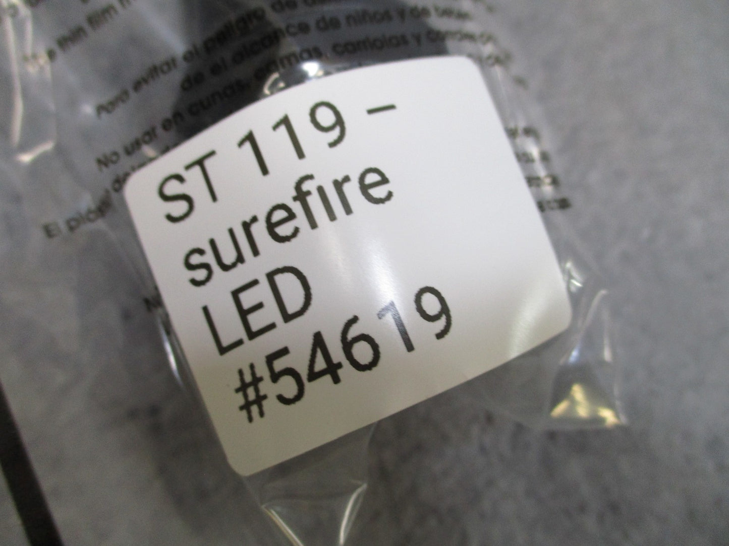 SureFire 6P LED Flashlight Black Aluminum Tactical Tailcap Switch Used