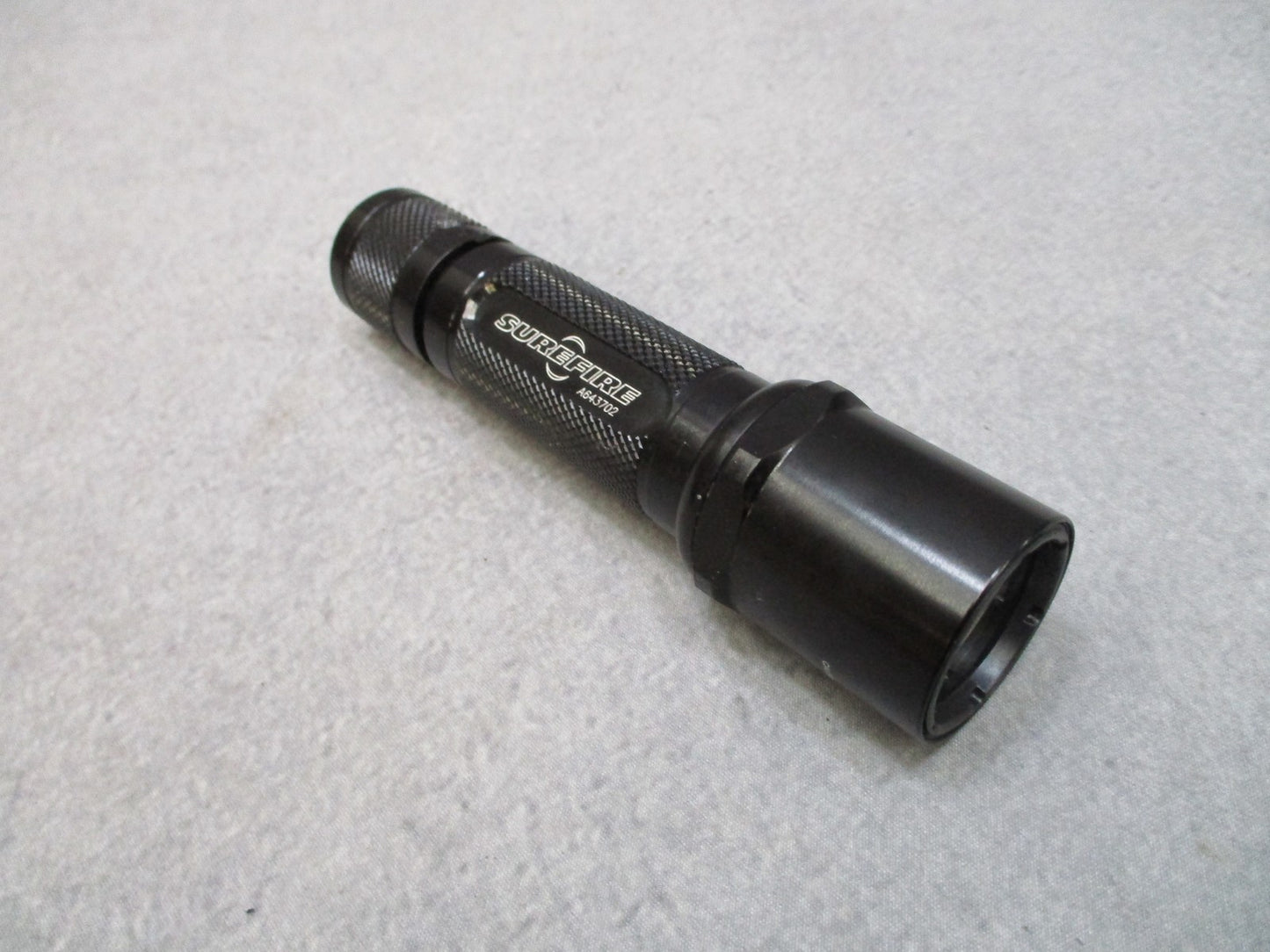 SureFire 6P LED Flashlight Black Aluminum Tactical Tailcap Switch Used