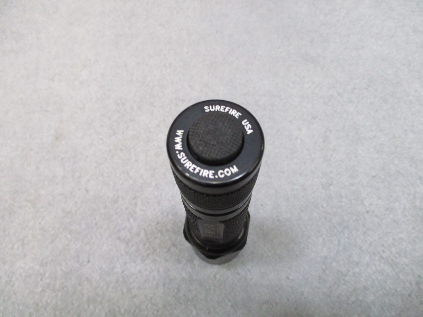 SureFire 6P LED Flashlight Black Aluminum Tactical Tailcap Switch Used