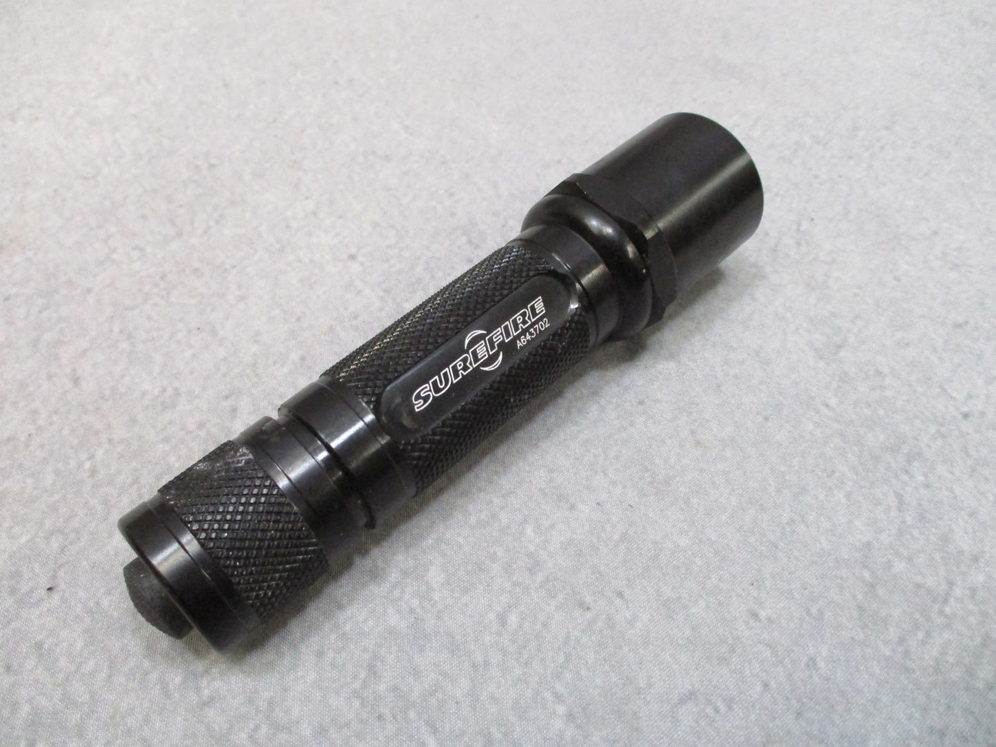 SureFire 6P LED Flashlight Black Aluminum Tactical Tailcap Switch Used