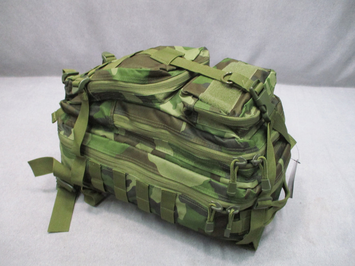 VISM by NcStar Tactical Assault Pack MOLLE Backpack Woodland Camo New with Tags