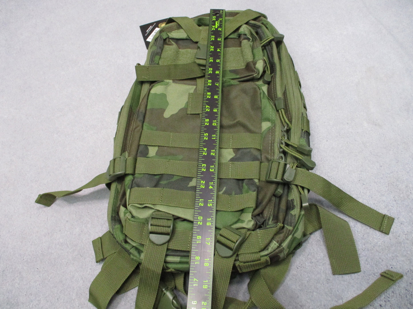 VISM by NcStar Tactical Assault Pack MOLLE Backpack Woodland Camo New with Tags