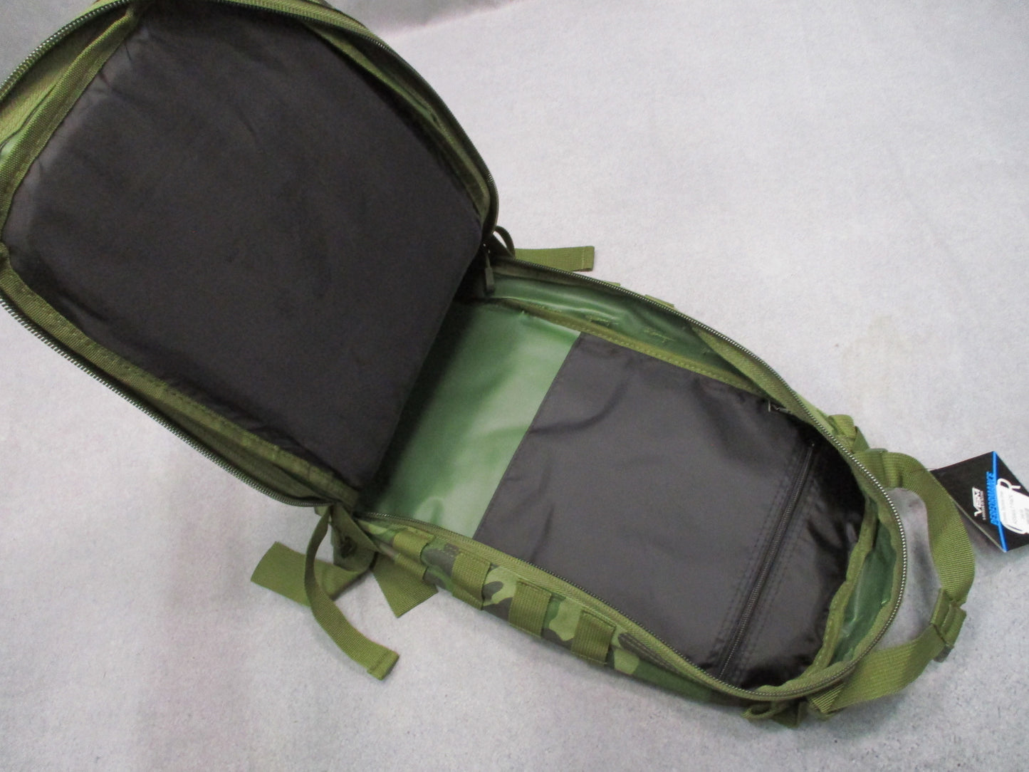 VISM by NcStar Tactical Assault Pack MOLLE Backpack Woodland Camo New with Tags