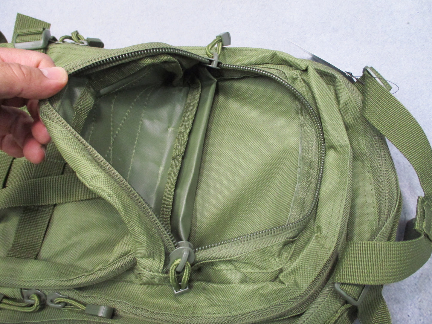 VISM Tactical MOLLE Hydration Pack Backpack Olive Drab CBSG2949 New