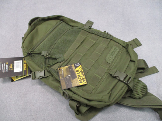 Highland Tactical Jettison Sling Bag Dark Green MOLLE Webbing New With Tags