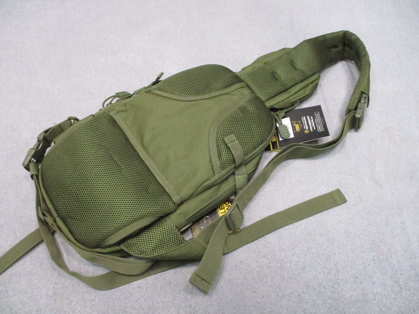 Highland Tactical Jettison Sling Bag Dark Green MOLLE Webbing New With Tags