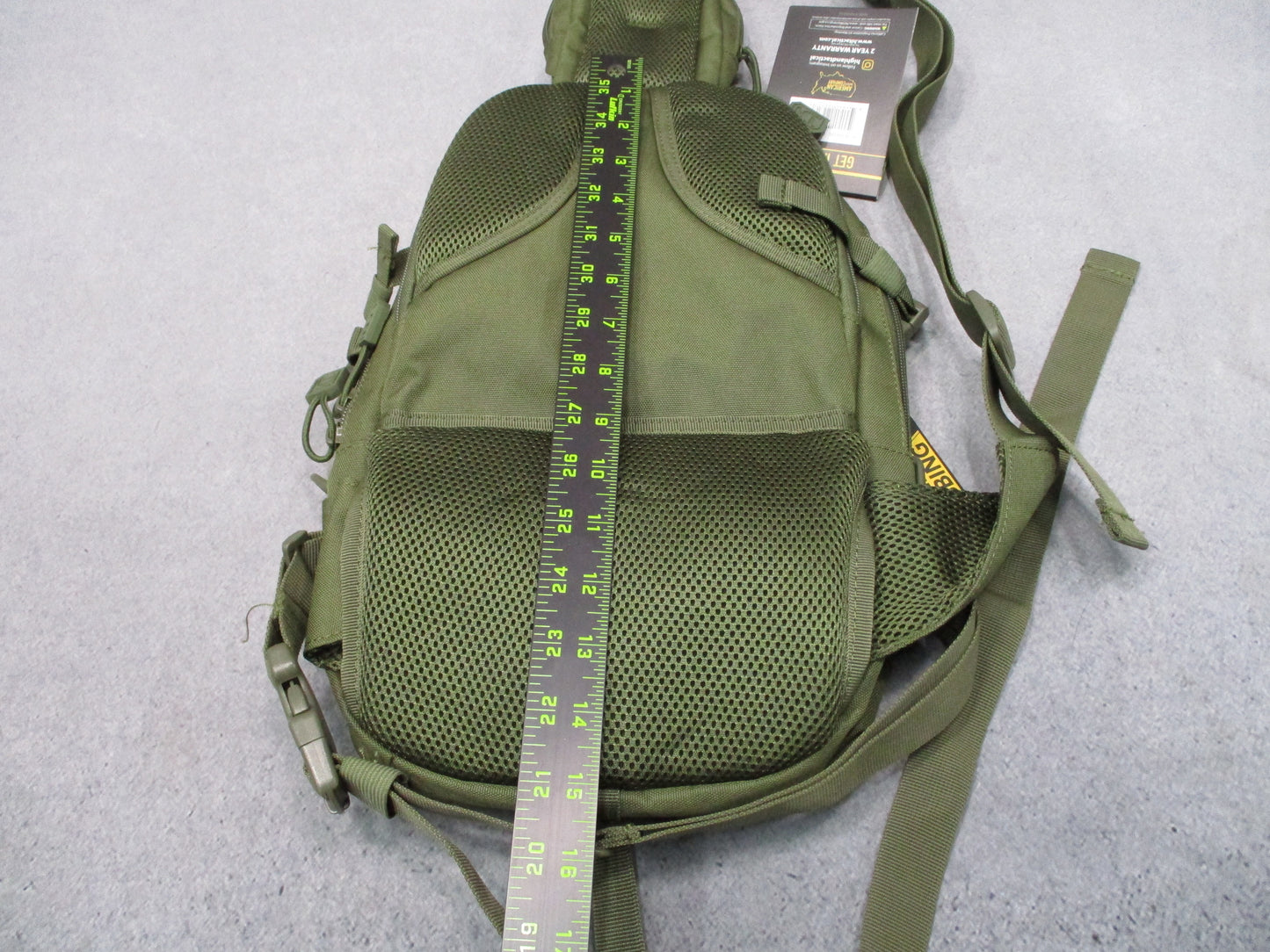 Highland Tactical Jettison Sling Bag Dark Green MOLLE Webbing New With Tags