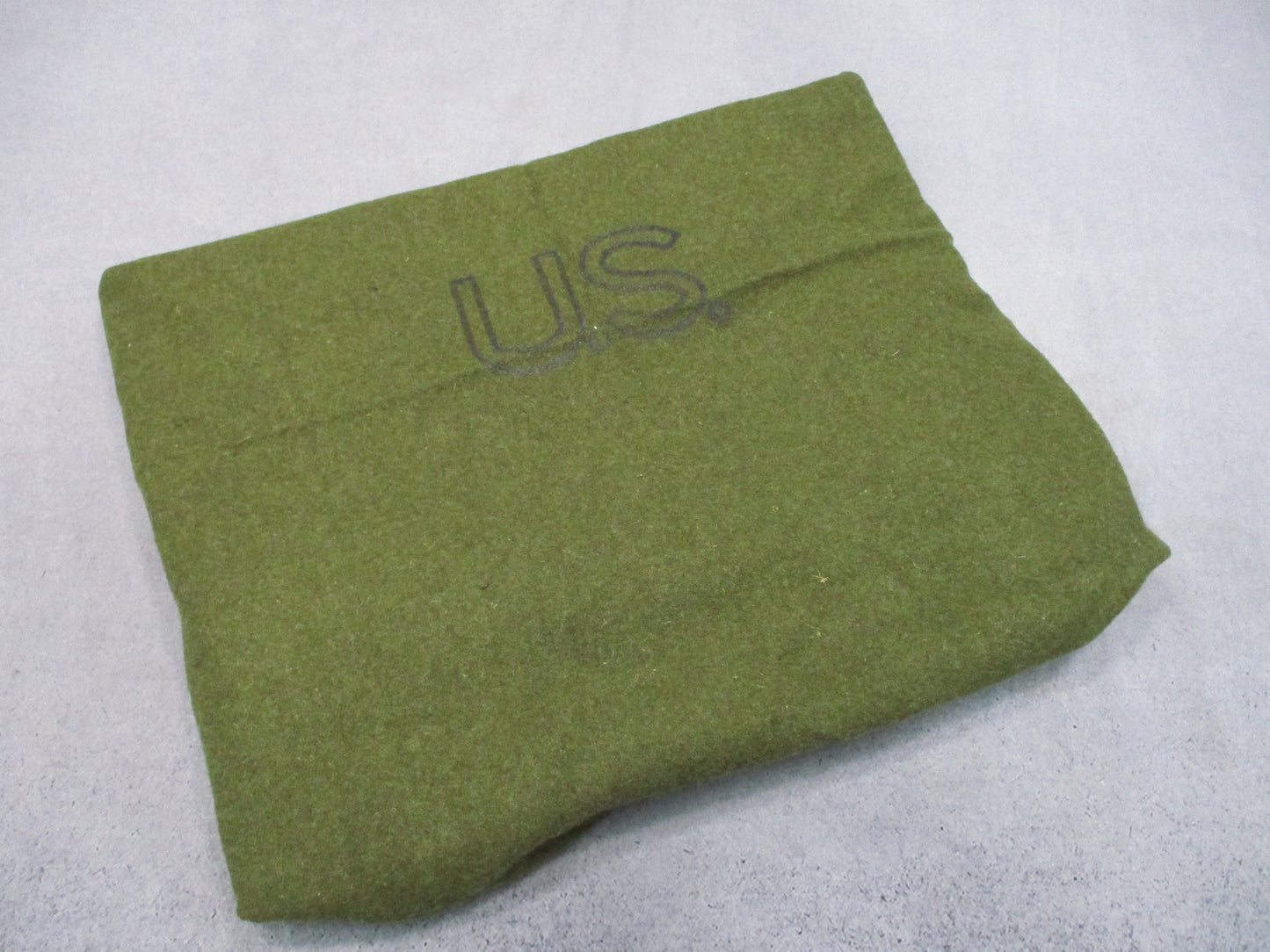 Genuine US Military Surplus Wool Blanket OG-118 66x84 Olive Drab Camping Bedding