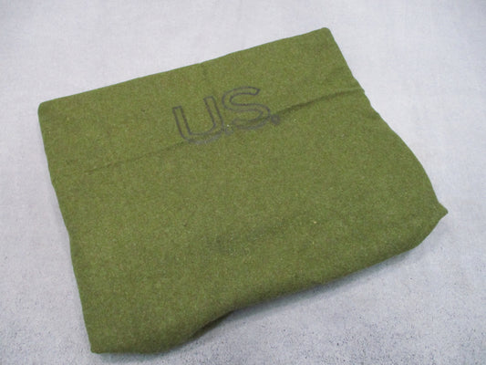 Genuine US Military Surplus Wool Blanket OG-118 66x84 Olive Drab Camping Bedding