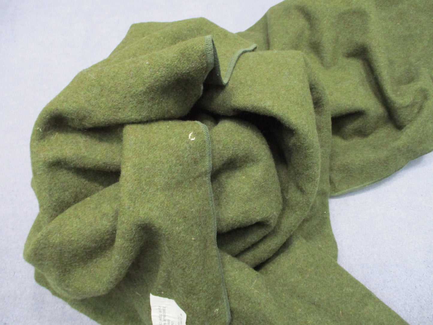 Genuine US Military Surplus Wool Blanket OG-118 66x84 Olive Drab Camping Bedding